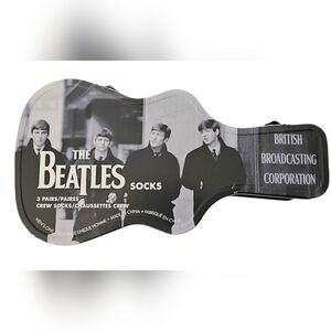 The Beatles Classic Black Socks in Guitar Case